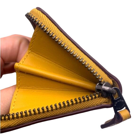 COACH Wolly Mammoth Small Zip Case Cardholder Wallet - Picture 6 of 12